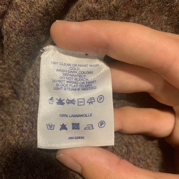 24. Lands End Brown Crewneck Sweater Size Large - Picture 10 of 10